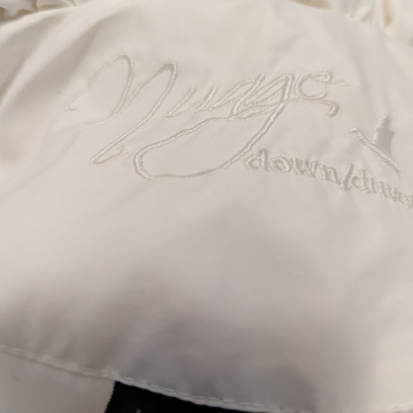 Saga Fur White long Puffer Women's coat - Picture 4 of 4